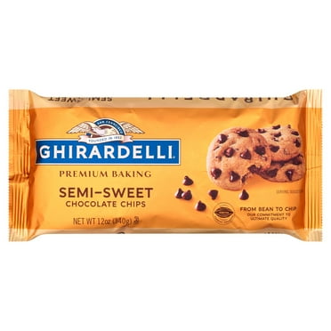 2 Pack - Ghirardelli Chocolate Baking Chips Premium Semi Sweet Chocolate 12 oz Package May Vary