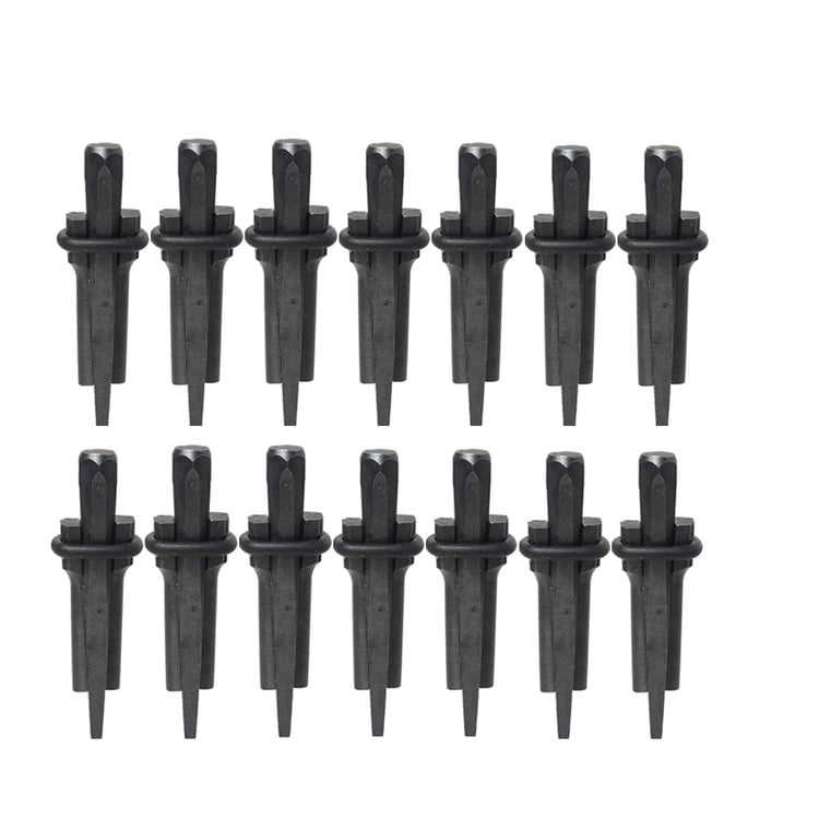 1-14Pcs Set 16mm 5//8/" Plug Wedges and Feathers Shim Concrete Rock Stone Splitter