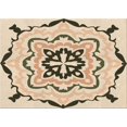 thumbnail image 1 of Ahgly Company Indoor Rectangle Patterned Vanilla Gold Area Rugs, 8' x 10', 1 of 6