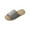 Gray, variant on Summer House Slippers for Women Men Breathable Linen Indoor Slippers Slip-on Open Toe Home Shoes