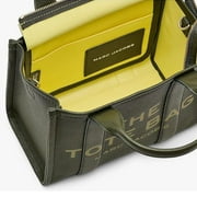 Marc Jacobs Womens The Leather Small Tote Bag, Forest H009L01SP21-305