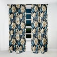 thumbnail image 2 of Designart "Imperial Paisley Flora" Damask Blackout Curtain Single Panel, 2 of 4