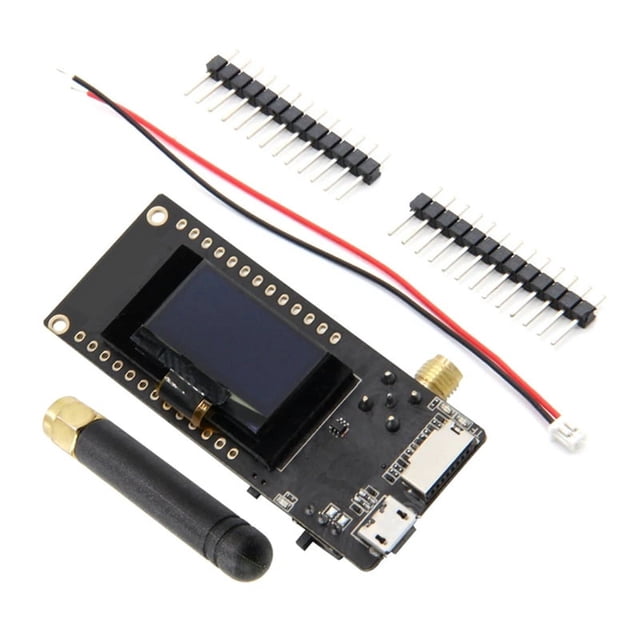 LoRa32 V2.1-1.6 Version 915Mhz ESP-32 SMA CH9102F LoRa OLED 0.96 Inch SD Card Bluetooth WIFI Module,1x LoRa Module(Without memory card) 1x Power Cable(Jst 2pin 1.25mm) 1x Antenna 2x Pin