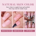 thumbnail image 2 of 5 Colors Soft Gel Nail Tips Pre-applied Base Coat & Tip Primer Pre-made Fake Nails 15 Sizes False Nail Tips for Nail Art DIY, 2 of 7