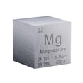 thumbnail image 1 of 1 Inch Magnesium Cube Metal, High Density elements Cube Pure Metal, for elements Collections Lab Ex, 1 of 5