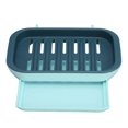 thumbnail image 1 of Soap Case Holder Portable Perforation Hanging Soap Holder with Tray for Traveling Bathroom, 1 of 5