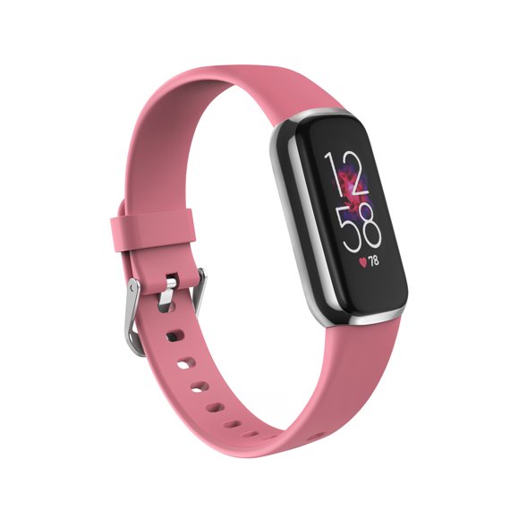 Compatible with Fitbit Luxe Bands, Women Men Large Small Size Soft Silicone Replacement Sport Wristband Thin Strap Accessories for Luxe Fitness and Wellness Tracker