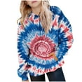 thumbnail image 3 of MKOSPLRT Graphic Hoodies for Boy Girl 2-14Y Oversized Sweatshirts Funny Tie Dye Print Pullover Long Sleeve Loose Fit Hoodies with Pocket, 3 of 7