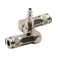 thumbnail image 3 of Air Hose Connector 2 Way Air Hose Splitter 1/4 in Swivel, 3 of 5