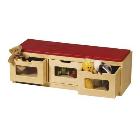 Kids / Children's Easy View Storage Bench / Toy Chest