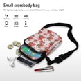thumbnail image 4 of HELLHERO Adjustable Shoulder Strap Crossbody Bag Strawberry Daisy 4.33x1.97x7.09 with Shoulder Strap Adult for Casual Travel Double Layer, 4 of 4