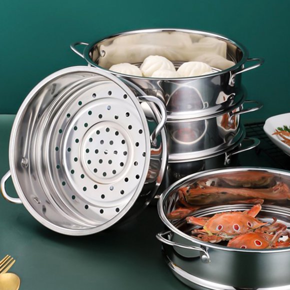 RUNROTOO Steamer Rack for Pot Stainless Steel Kitchen Tool 1Pack