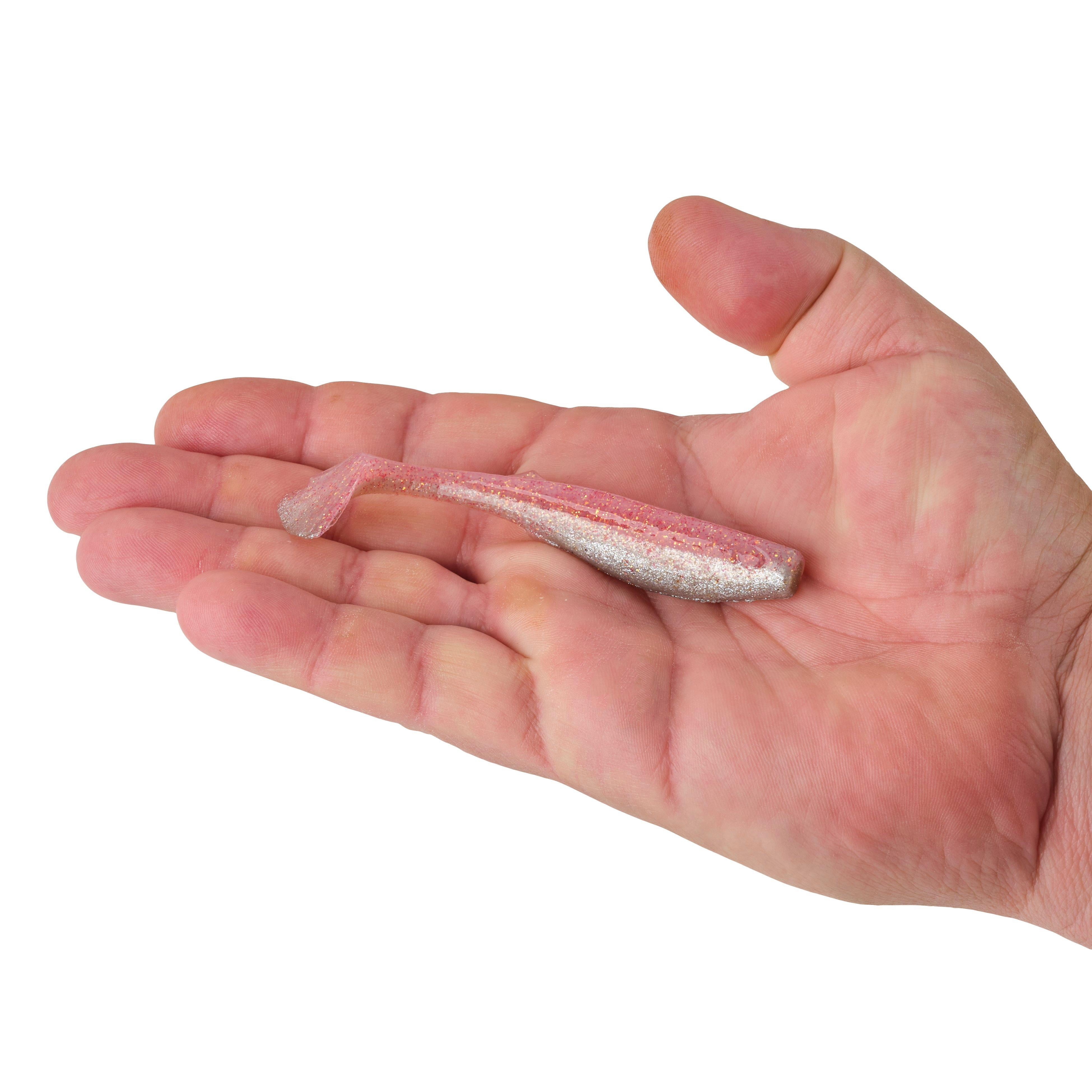 Berkley Gulp!® Saltwater Paddleshad, 4 in, Flamingo Chrome