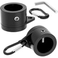 thumbnail image 1 of ORUYROP Flag Pole Rings 2 Pcs, Aluminum Alloy 0.75-1.02 Inch Flag Pole Clip, 360 Degree Rotating Tangle Free Flagpole Flag Mounting Rings Spinning Flag Pole Kit with Carabiner, 1 of 6