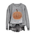 thumbnail image 4 of QUNYINEY Crew Neck Womens Sweatshirts Graphic Pumpkin Pullover Halloween Tops Fall Casual Long Sleeve Loose Fit Sweatshirts, 4 of 6