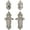 Satin Nickel, variant on Grandeur 823043 Grande Victorian Solid Brass Right Handed Single Cylinder Keyed Entry