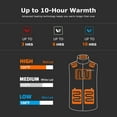 thumbnail image 2 of Venustas Classic Heated Vest for Men with Battery Pack, Rechargeable Electric Hunting & Outdoor Vest (DarkGrayPatch, 2XL）, 2 of 8
