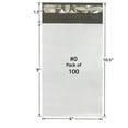 thumbnail image 2 of StarBoxes 100 Poly Mailers Bags 6x9" - #0 White Self-Seal Envelopes, 2 of 12