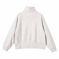thumbnail image 3 of CONZONE Big Girls Sweatshirt Long Sleeve Zipper Hooded Sweatshirts for Girls Solid Color Soft Fall Winter Hoodies With Pocket Size 11-12 Years, 3 of 5