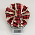 thumbnail image 6 of Buffalo Plaid Bow Halloween Thanksgiving Christmas Wreath Bow Black and White Fall Bow for Christmas Tree Crafts DIY Bow Decoration, 6 of 8