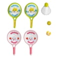thumbnail image 4 of Juego de raquetas de bádminton para niños de 2 piezas, raqueta para exteriores con pelota y volante, juguete interactivo, volantes de bádminton para n Contiene 3 bolas, 4 of 8