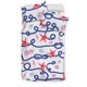 thumbnail image 1 of Juego de cama de concha de mar con estampado de cuerda, 1 of 5