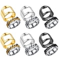 thumbnail image 1 of Elegante anillo abridor de botellas de acero inoxidable, diseñado ergonómicamente para uso a largo plazo en fiestas de cumpleaños, celebraciones de bodas, banquetes, que ofrece comodidad portátil y, 1 of 5