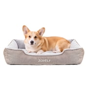 JOYELF Dog Bed Washable Calming Pet Bed, Anti Anxiety Cat Bed & Sofa, Cute Plush Dog Mat for Medium Dog