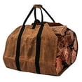 thumbnail image 1 of Firewood Log Canvas bag for Fireplaces Camping Wood, 1 of 11