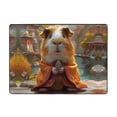 thumbnail image 7 of Area Rugs For Living Room Decor - Valley Meditating Guinea Pig Soft Anti Slip Throw Washable Rugs 5x7 For Bedroom, Indoor Carpet For Bedroom Living Room 80x58In, 7 of 7