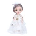 thumbnail image 1 of 6.7 inch Baby Doll Toys Movable Joints Beautiful Dressing Adorable Baby Girl Dolls with Clothes Shoes, 1 of 5