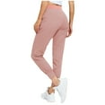thumbnail image 7 of WFJCJPAF 2025 New Product Yoga Pants for Women,Women's Solid Color Women's Suit PantFoot Bound Casual Sports Pants Pants Long Pants - Pink XL, 7 of 7