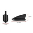 thumbnail image 4 of 10 Piece Universal Bumper Roof Air Vortex Generator Shark Fin Shape Decorative, 4 of 6