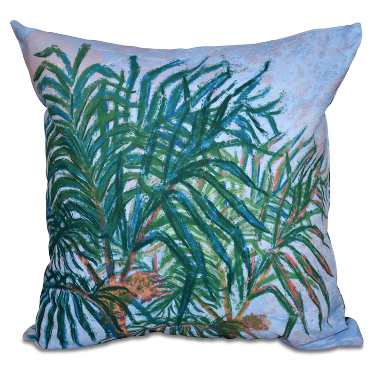 Simply Daisy 16" x 16" Palms Floral Print Pillow