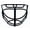 Black, variant on MX10 PRO Non-Certified Cat Eye Goalie Cage - 15 Colors available