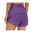 thumbnail image 2 of Womens High Waisted Running Shorts Quick Dry Athletic Workout Shorts With Mesh Liner Zipper Pockets Loose Fit, 2 of 6