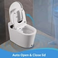 thumbnail image 5 of LivelyAant Smart Toilet with Bidet Seat, Auto Open/Close, Foot Sensor, LED Display, Heated Water & Dryer, Night Light, Revolving Lamp, 5 of 9