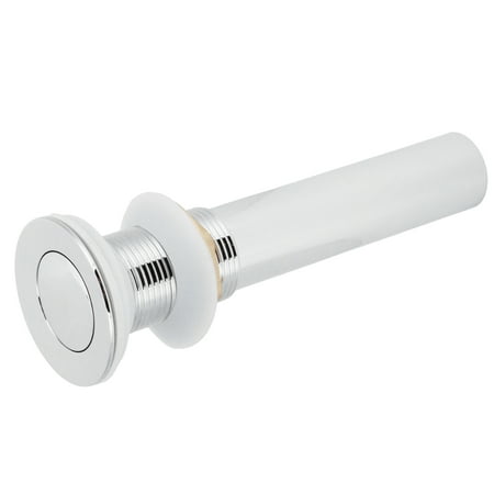 

Tebru Basin Drain Sink Drain Stopper Electroplating Popup Drainer Nonoverflow Hardware
