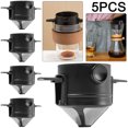 thumbnail image 1 of Filtros Plegables Embudo Por Goteo Acero Inoxidable Gotero 5 Uds., 1 of 8
