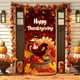 thumbnail image 4 of Thanksgiving Door Cover 2025 Festival Party Indoor And Outdoor Door Vertical Turkey Hanging Cloth Flag, 4 of 7