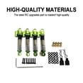 thumbnail image 2 of bedienty RCGOFOLLOW Front Rear Shock Absorber RC Car Part Smooth Rc Front Rear Shock Absorber For 1/24 SCX24 Crawler Red, 2 of 6