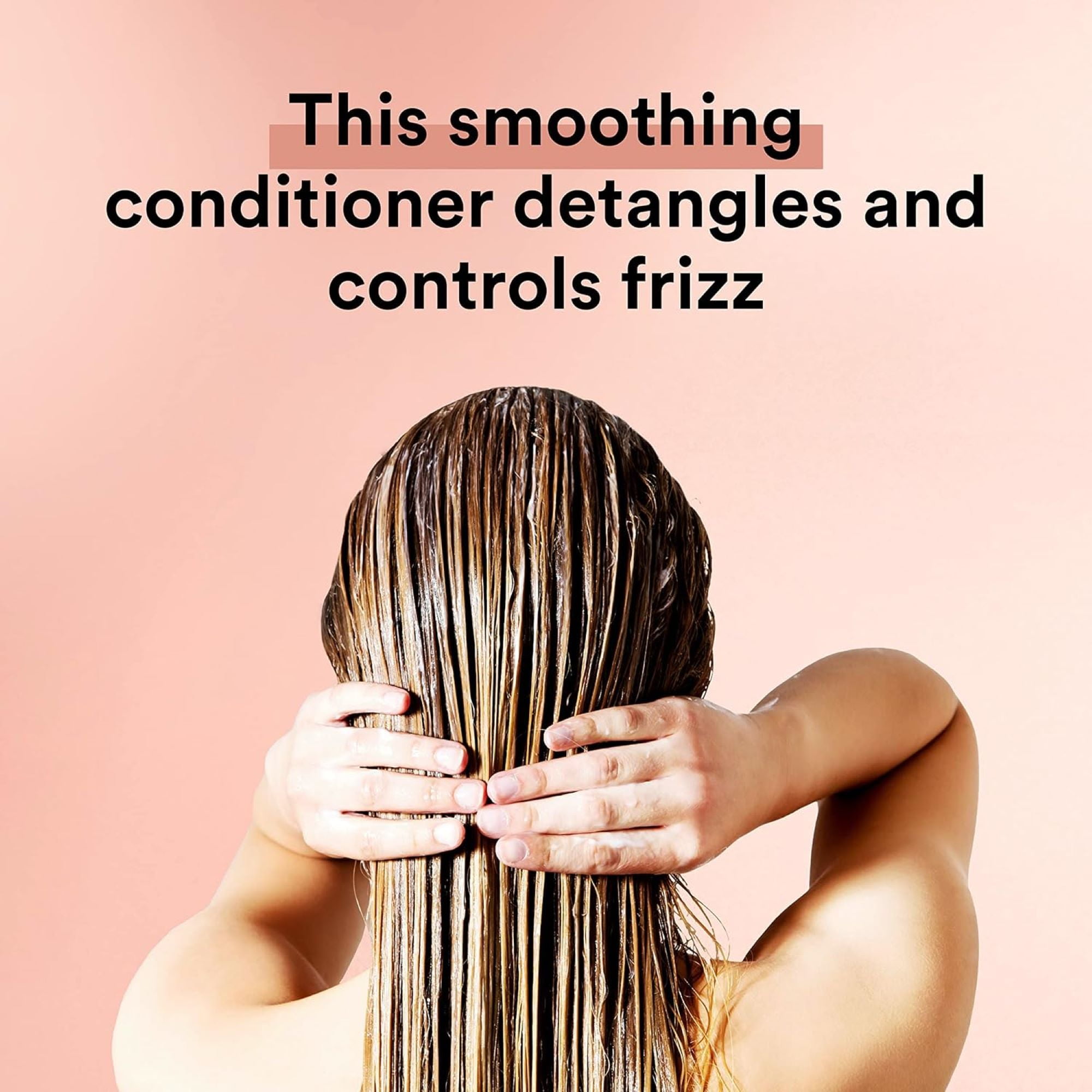 Suave Professionals Keratin Infusion Smoothing Shampoo and Conditioner with Pump 28 oz 2 Count