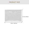 thumbnail image 4 of Shisuyan Self-Adhesive Index Card Holders Material Card Sleeves Transparent PVC 30Set 4X3.1In, 4 of 8