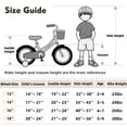 thumbnail image 5 of Glerc Petal Girls Bike, 16 Inch Kids Bike for Ages 4-7 Years Old, Princess Style Kids Bicycle with Training Wheels & Basket & Streamers, Blue, 5 of 11