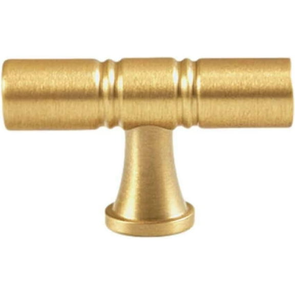 Gamvdout Cupboard Handles Furniture Drawer Handles Bathroom Handles and Knobs Chest of Drawers Drawer Knobs Brushed Brass Handles for Kitchen Wardrobe Furniture Hardware