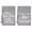 Gray, variant on 2 Pc Fun Baking Theme Kitchen Towels, Egg Beater Farmhouse Kitchen Towel Pattern, Bathroom Hand Towels/Bar Towels/Tea Towels for Home Decor