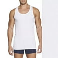 thumbnail image 2 of Men's Tommy Hilfiger 3-pack Cotton Classic Tank Top with Moisture Wicking Color: White Size: XL, 2 of 4