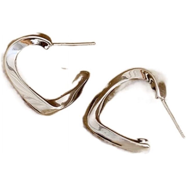Pendientes geométricos de Metal para mujer, diseño de nicho, sensación Premium, temperamento, pendientes delicados
