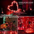 thumbnail image 2 of Guirnalda de luces LED AIKEI, color rojo, impermeable, 2 m, 20 luces, paquete de 12, 2 of 6