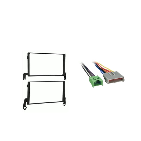 Fits Ford Expedition 99-02 Metra Double DIN Dash Kit with Harmony Radio Harness